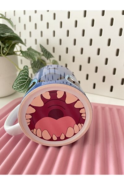 By Selen Suyolcu Stitch Baskılı Çay - Kahve Kupa Bardak