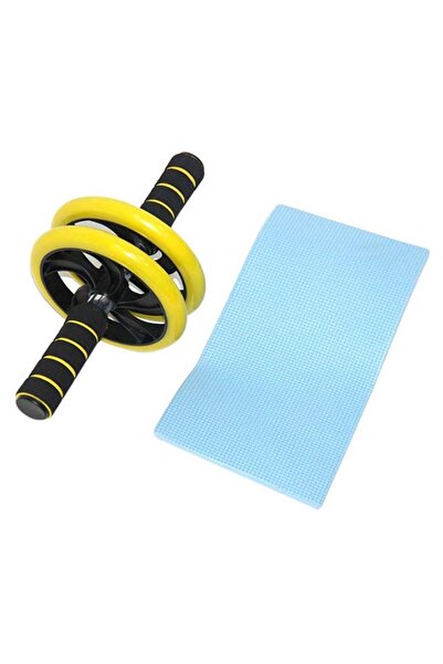 AGD بكرة تمارين البطن ذات العجلات المزدوجة 30x10x10 سم