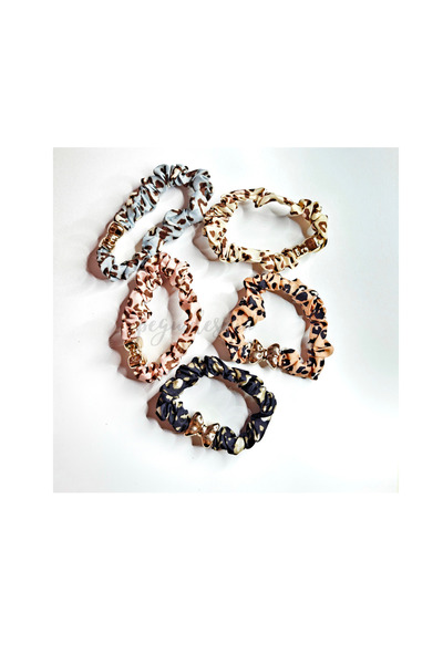 pegu baby collection Cataramă din cauciuc din material textil leopard cu figu...