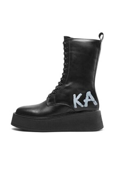 Karl Lagerfeld γυναικεία μποτάκια μέχρι τον αστράγαλο KL42475 μαύρα