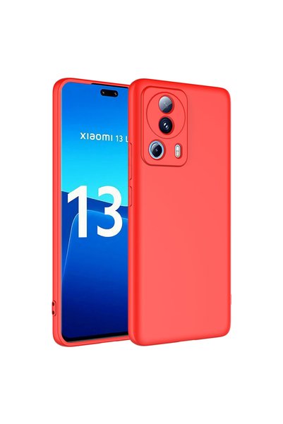 Generic Brand Mi 13 Lite Case Lckc Mara Launch Cover - Red