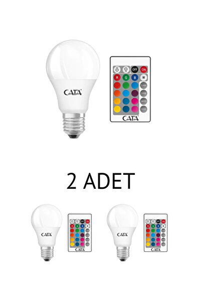 Cata CT-4058 Kumandalı Led Ampul 9W Beyaz - 2’li Paket