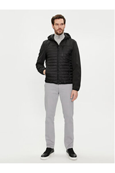 Geox Ανδρικό Μπουφάν Μετάβασης M4520K-TC180 Μαύρο