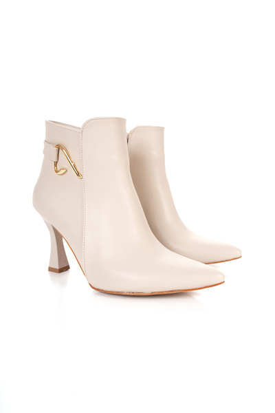 besoin shoes store Sivri Burun İnce Topuk Gold Toka