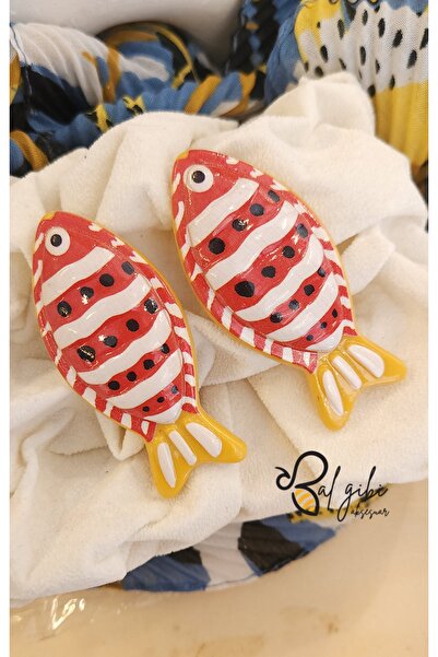 Bujiteri Tasarım Balık Küpe