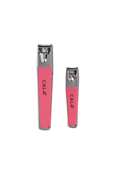 CALA Unghiera Soft Touch Nail Clipper Duo - Coral