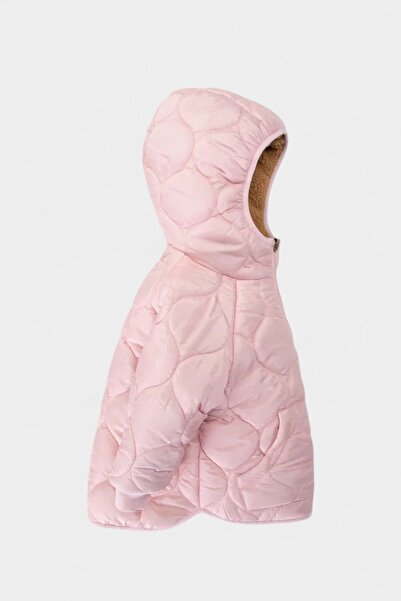 Midimod 2-11 ani Palton de iarnă pentru fete din lână groasă cu două fețe