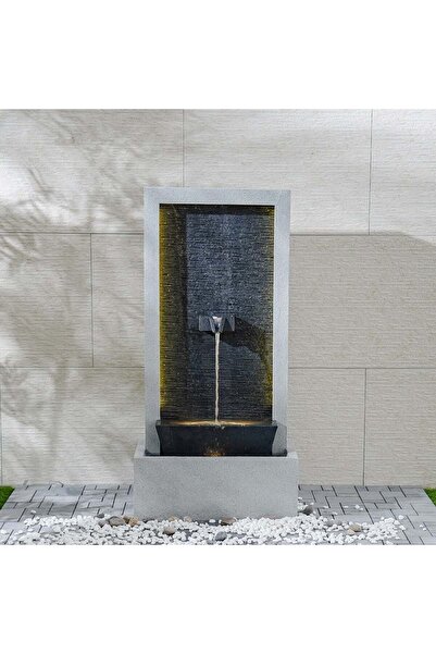 Danube Home نافورة مياه جدارية هادئة | ديكور عصري للباحات والمداخل وغرف المعيشة - ٦٥×٣٥×١٣٠ سم