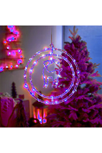 Wertcraft Ornament luminos 40 x 40 cm, ren, albastru