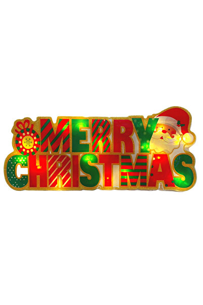 Wertcraft Figurină literă LED CRĂCIUN FERICIT, 20 x 40 cm