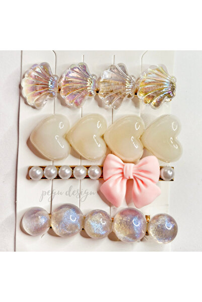 pegu baby collection مجموعة مشابك شعر على شكل شخصيات كرتونية من سلسلة SEDEFLİ...