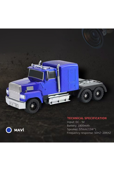 MTL Klasik Görünümlü Nostaljik Kamyon Bluetooth Hoparlör FM Radyo Speaker