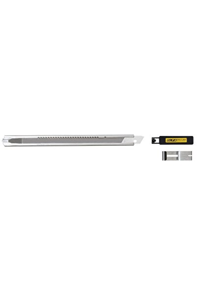 Olfa Svr-1 Stainless Steel Auto-Lock Utility Knife Silver 9mm 5019