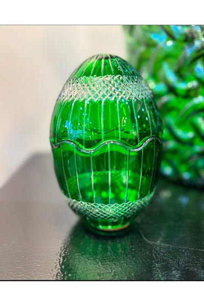 zepce design Kristal Cam Yumurta Şekerlik