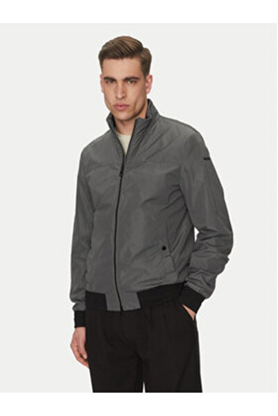 Geox Ανδρικό Μπουφάν Μετάβασης M5522E-T3205 Γκρι