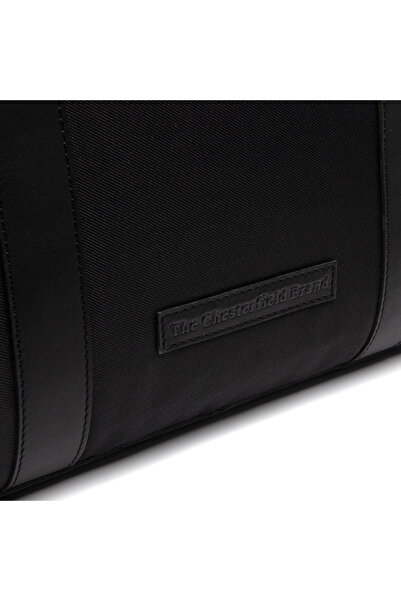 The Chesterfield Brand Large women's bag made of nylon and genuine leather, The Chesterfield Brand, Otta, Black