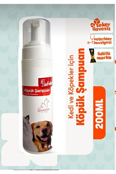 BioFeline KEDİ VE KÖPEKLER İÇİN Köpük Şampaun