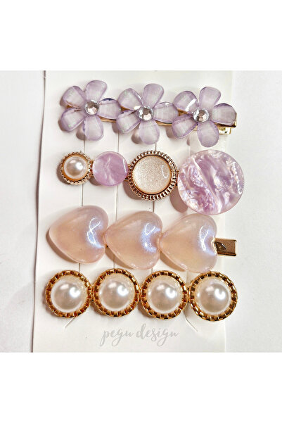 pegu baby collection مجموعة مشابك شعر على شكل شخصيات كرتونية من سلسلة SEDEFLİ...