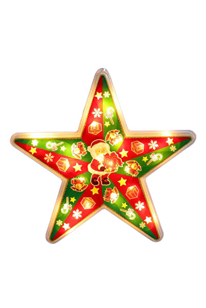 Wertcraft Figurină de Crăciun în formă de stea cu LED-uri, 40 x 40 cm