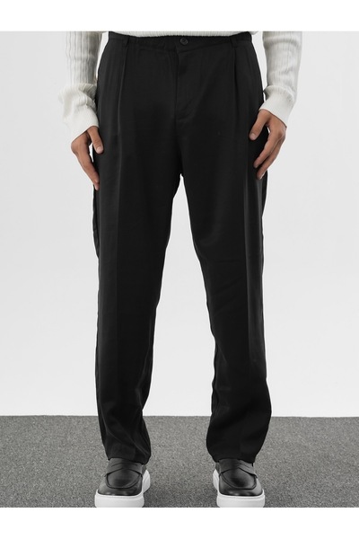 oraystore Ανδρικό υφασμάτινο φαρδύ παντελόνι νέας σεζόν