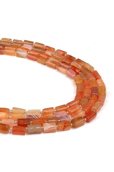 Dünya Doğal Taş 8X11 mm Agate Natural Stone Beads