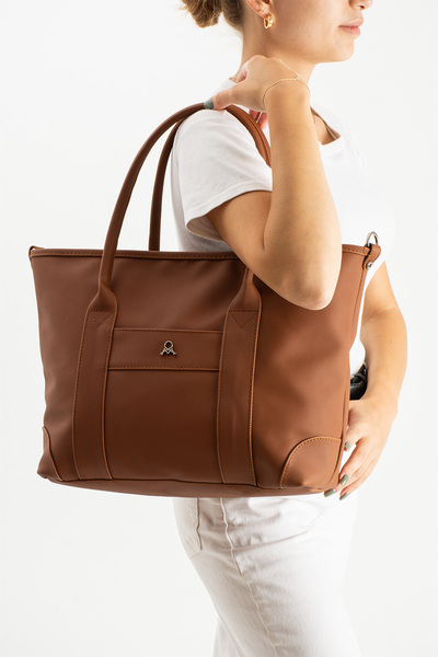 Çanta Trend Geantă de umăr cu curea încrucișată din piele artificială Mega Polo