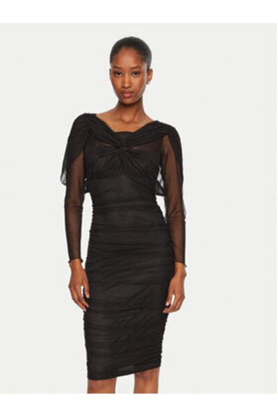 RINASCIMENTO Γυναικείο Φόρεμα Κοκτέιλ CFC0121017003 Μαύρο