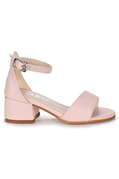 KARAMAZI Sheila Skin Daily Girl's 4 cm Heeled Sandals Evening Dress Shoes