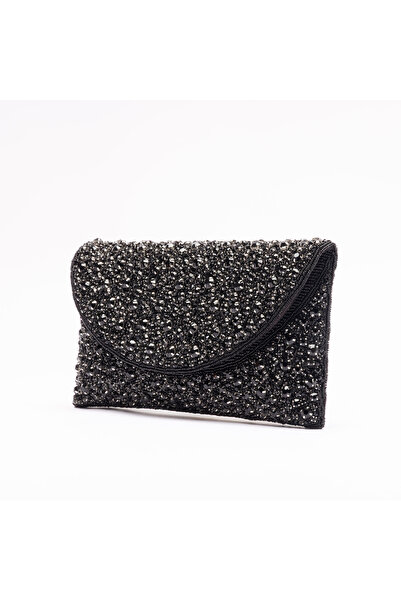 crystalicious Daisy Handcrafted Luxury Beadwork Clutch Bag for Evening Events...