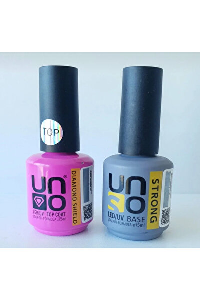 Anıl Gel Polish Uno Dıamond Shıne Top Coat 15’ml ; Uno Strong Base Coat 15”ml...