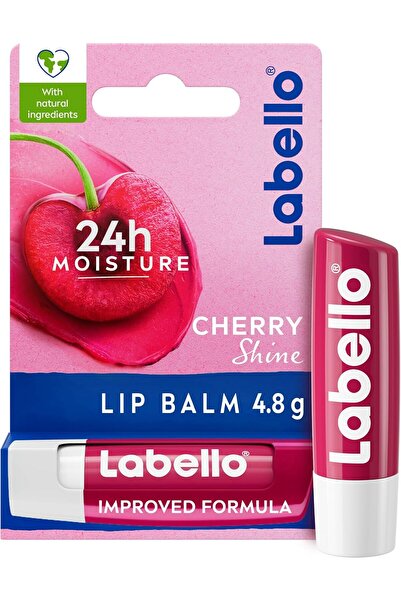 LABELLO Labello Lip Care Lip Balm, Cherry Shine, 4.8g