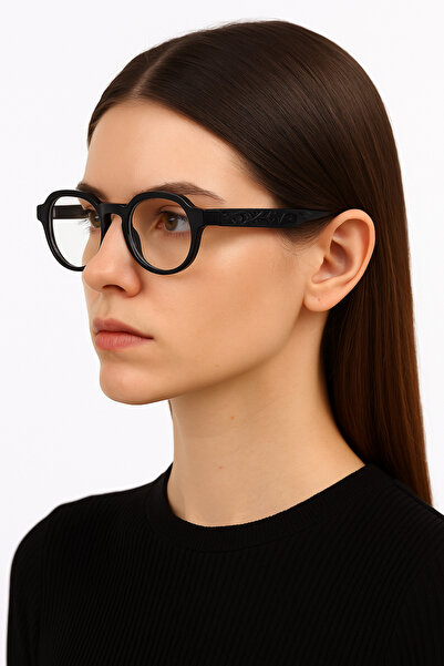 Eyesofia Formers Black Framed Women's Glasses with Blue Block Blue Light Filter