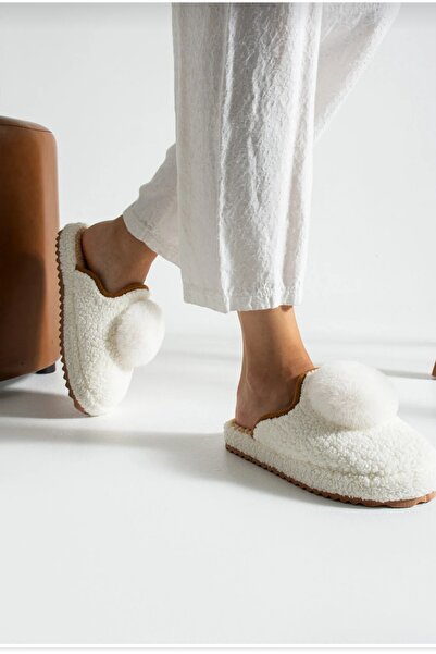 Store BAYRO Ultra Yumuşak Ponponlu Ev Terliği