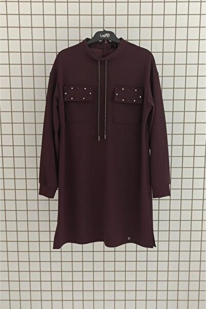 Armine Taş Detaylı Tunik Sonbahar-Kış