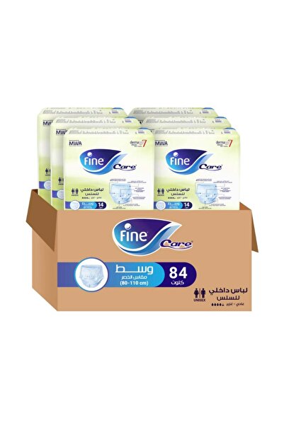 Fine Care حفاضات للبالغين للحماية من التسرب الناتج عن سلس البول بمقاس كبير (8...