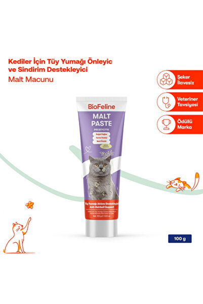 BioFeline kediler için malt macun 100 g