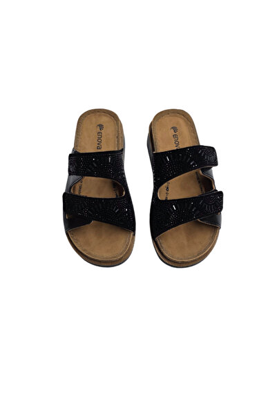 Enova Anatomical Stone Double Tape Velcro Women's Slippers