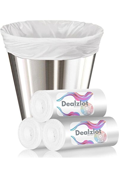 Dealzlot أكياس قمامة صغيرة، برائحة اللافندر، 50 كيسًا، سعة 4 جالون (15.1 لترً...