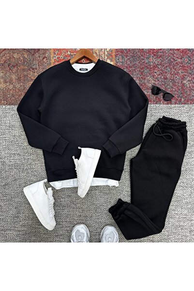 tiggirmoda 2-комплектний оверсайз унісекс 3-нитковий комплект з шардоном