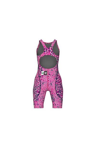 ARENA Powerskin St Next Le Ob Jr Snake Pink Women's Racing Swimsuit (Size F)