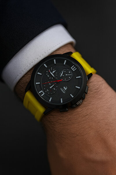 G Sport POLO Silicone Casual Comfortable Cord Men's Wristwatch (Fits Any Wrist)