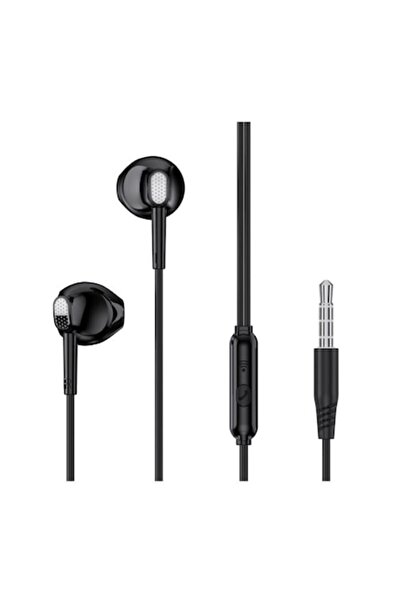 Xo Wired Earphones EP52 with Microphone, Volume Control, Mini Jack 3.5, Cable Length 1.2m, Black