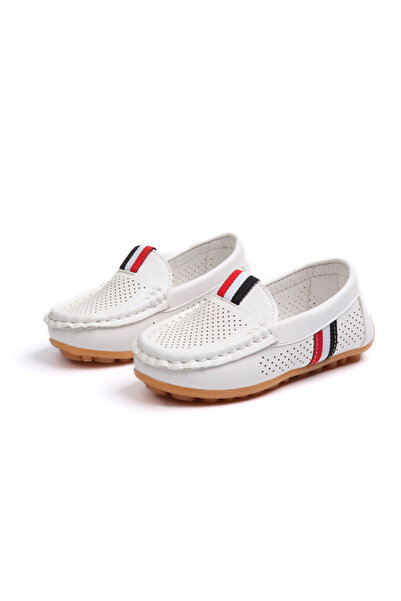 Superbaby Mocasini albi baietei - Pirates