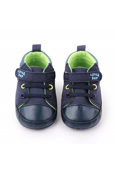 Superbaby Ghetuțe bleumarin pentru bebeluși pentru primii pași, cu arici și ș...