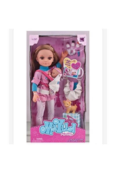 OEM Păpușa Maylla cu bebeluș și accesorii, 43 cm