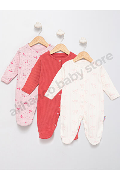 Alihan بدلة أطفال قطنية 100% مكونة من 3 قطع مع جوارب