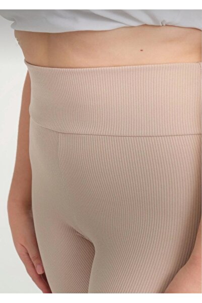 PUQHQA Plus Size Ribbed High Waist Recovery Leggings