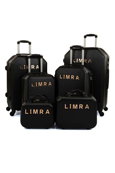 LİMRA Limra 6-piece luggage set with wheels, solid and strong design, made of...