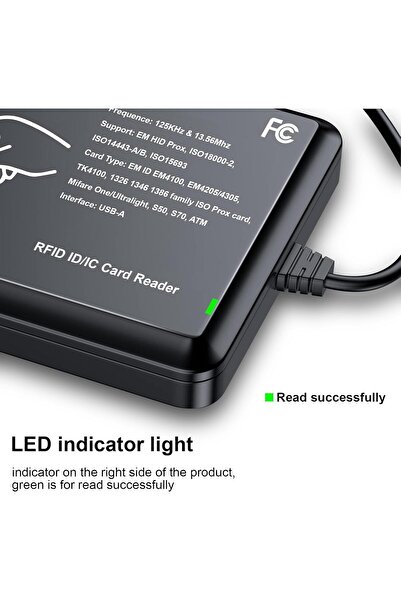 Generic RFID Reader 125KHz ＆ 13.56Mhz, ISO14443-A/B Protocol IC Card, ISO15693 EM4100 EM4205 1326 Family I