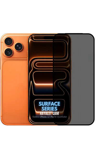 Evax (Surface Hayalet) iPhone 17 Pro Uyumlu Hayalet 3D Anti-Statik Surface Te...
